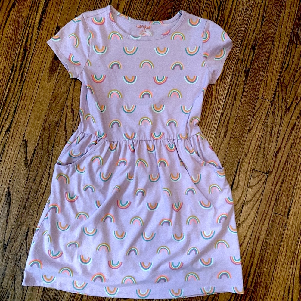 Cat & Jack Rainbow Dress 10/12